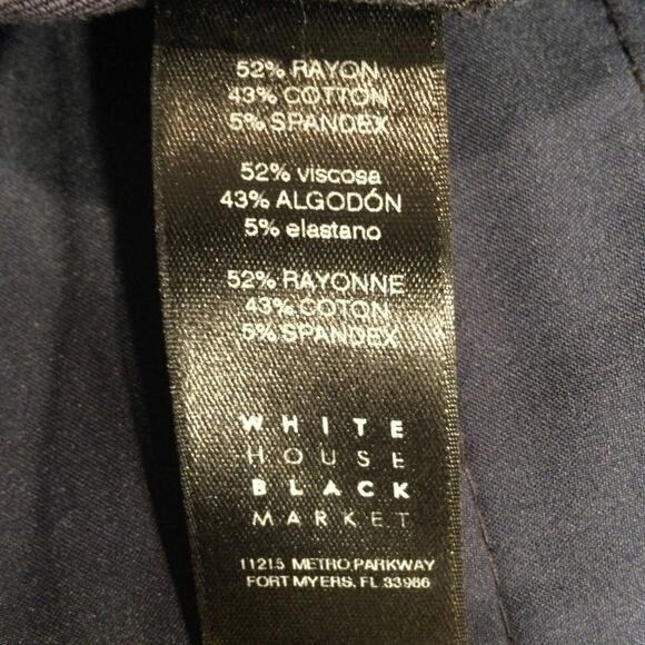 New WHBM Black The Slim Ankle pants 6 Petite - Picture 9 of 9